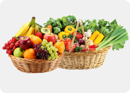 Fresh Fruits and Vegetables